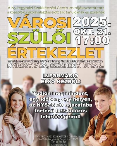Városi szülői értekezlet